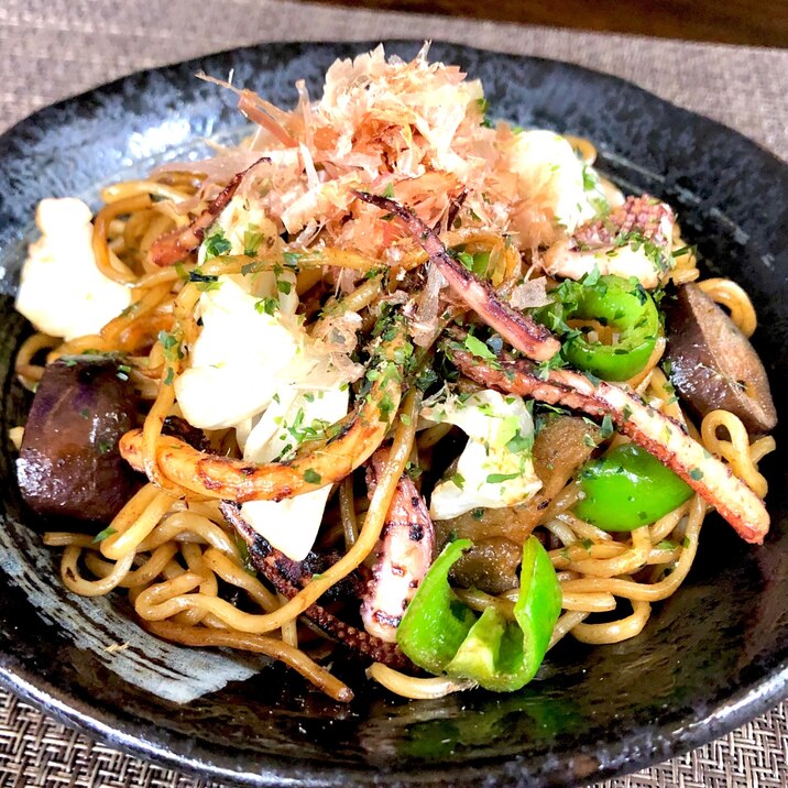 イカゲソが美味しい イカ焼きそば レシピ 作り方 By 善ちゃん 楽天レシピ イカゲソが美味しい イカ焼きそば レシピ 作り方 By 善ちゃん 楽天レシピ